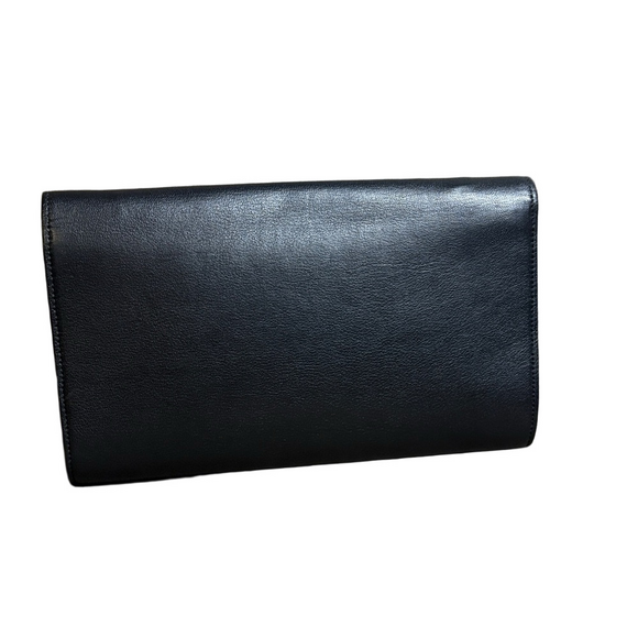 Yves Saint Laurent Black Leather Clutch - Picture 4 of 10
